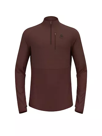 ODLO | Herren Unterzieh Zipshirt Descent Ceramiwarm | 